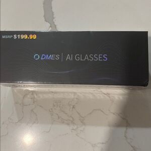 Black AI Glasses